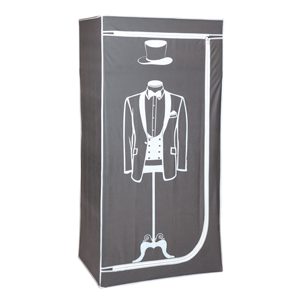 Ντουλάπα Εισαγωγής Με Ράφι Και Σχέδιο 75x50x160 cm