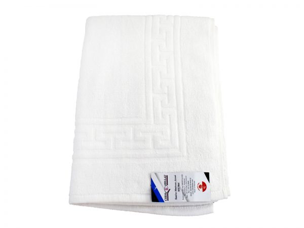 Πατάκι Μπάνιου Βαμβακερό Λευκό 50x70cm - Image 1