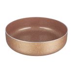 Ταψί Woodstone Στρογγυλό Αντικολλητικό Αλουμινίου Με Επίστρωση Μάρμαρο 36×6,5 cm