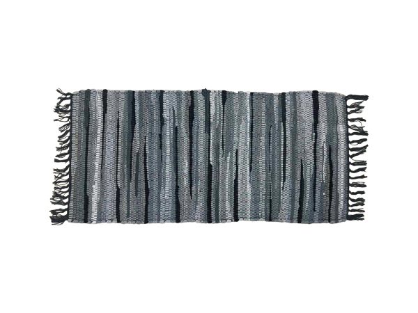 Κουρελού Μονόχρωμη Βαμβακερή 50x100cm Γκρι - Image 1