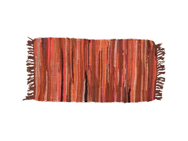 Κουρελού Μονόχρωμη Βαμβακερή 50x100cm Πορτοκαλί - Image 1