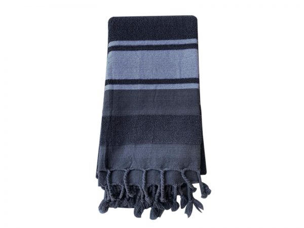 Πετσέτα Θαλάσσης 90x170cm Γκρι Σκούρο - Image 2