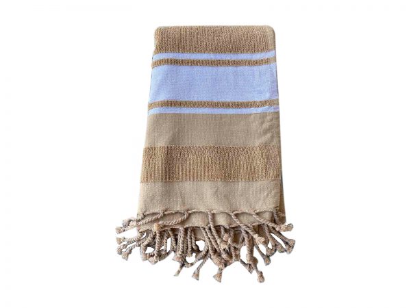 Πετσέτα Θαλάσσης 90x170cm Μπεζ - Image 2