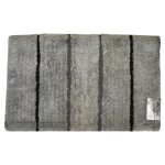 Πατάκι Μπάνιου Ρέα 55x90cm Γκρι