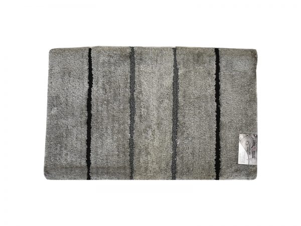 Πατάκι Μπάνιου Ρέα 55x90cm Γκρι - Image 1