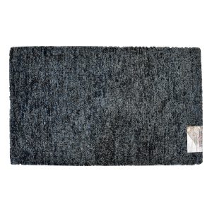 Χαλάκι Κρεβατοκάμαρας Αθηνά 70x135cm Γκρι Σκούρο