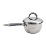 Κατσαρόλα Inox Με Λαβές Σιλικόνης 18 cm