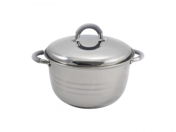 32552 32553 32554 32555 1600x1200 Κατσαρόλα Inox Με Λαβές Σιλικόνης 28 cm - Image 1