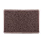 Ποδόμακτρο Αδιάβροχο Πλαστικό Paris Mat 90x120cm Καφέ