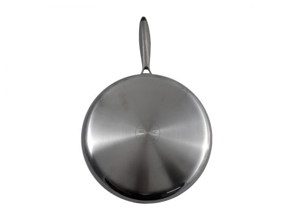 Τηγάνι Inox Με Γυάλινο Καπάκι 28 cm - Image 4