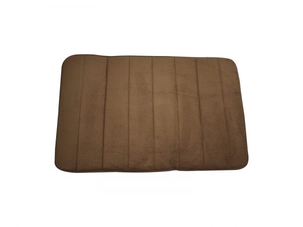 50516 BROWN 1600x1200 Ταπέτο Memory Foam 50x80 cm Καφέ - Image 1