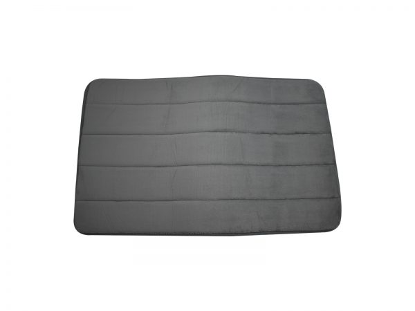 50516 GREY 1600x1200 Ταπέτο Memory Foam 50×80 cm Γκρι - Image 1