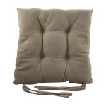 Μαξιλάρι Καρέκλας Μονόχρωμο 40x40cm Μπεζ