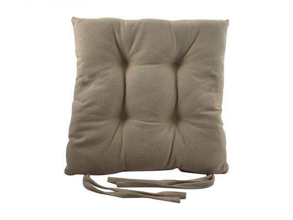 MA027 ΜΑ027 BEIGE 1600X1200 Μαξιλάρι Καρέκλας Μονόχρωμο 40x40cm Μπεζ - Image 1