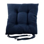 Μαξιλάρι Καρέκλας Μονόχρωμο 40x40cm Μπλε