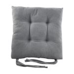 Μαξιλάρι Καρέκλας Μονόχρωμο 40x40cm Γκρι