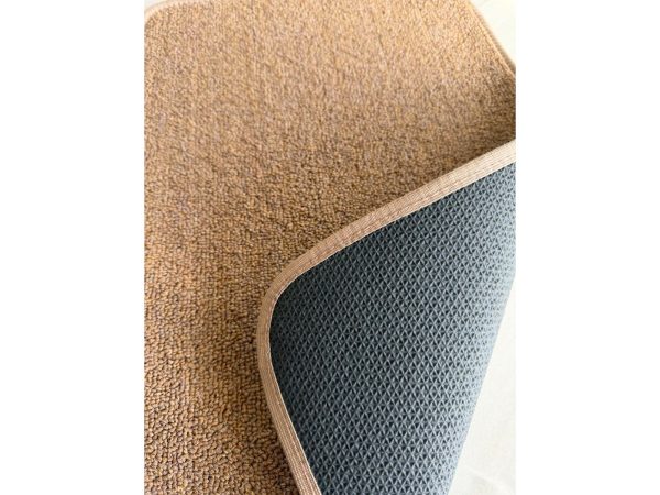 Ταπέτο με μαύρο λάστιχο Alba 40x60cm Μπεζ - Image 2