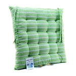 Μαξιλάρι Καρέκλας Ριγέ 40×40 cm Πράσινο