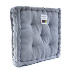 Μαξιλάρι Στρώμα Βαμβακερό Μονόχρωμο 40×40 cm Γκρι