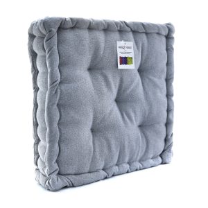 Μαξιλάρι Στρώμα Βαμβακερό Μονόχρωμο 40×40 cm Γκρι