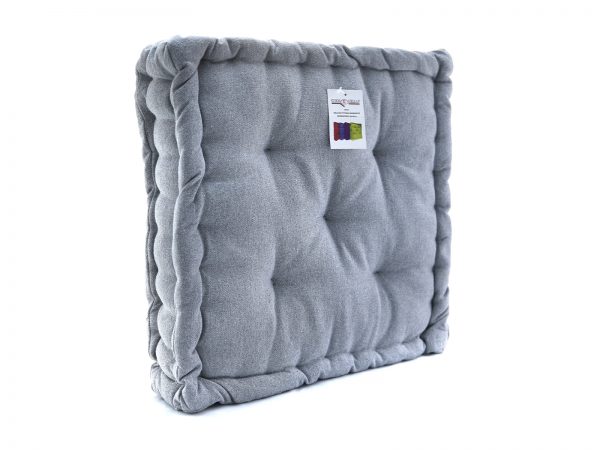 MA024 ΜΑ024 STROMA GREY 1600X1200 Μαξιλάρι Στρώμα Βαμβακερό Μονόχρωμο 40×40 cm Γκρι - Image 1