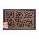 Πατάκι Εισόδου Μοκέτα Delta 40x60cm σχέδιο Λουλούδια Καφέ