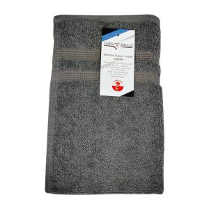 Πετσέτα Χεριών Αύρα 30x50cm Γκρι Σκούρο