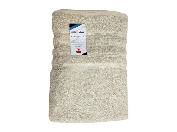 35124 beige 1600X1200 Πετσέτα Σώματος Αύρα 70x140cm Μπεζ - Image 1