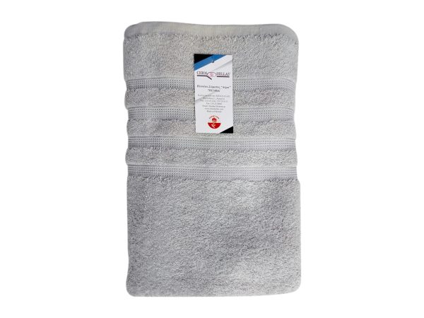 35124 l grey 1600X1200 Πετσέτα Σώματος Αύρα 70x140cm Γκρι Ανοιχτό - Image 1