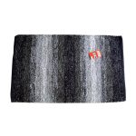 Ταπέτο Εσωτερικού Χώρου Velvet 70x135cm Με Γυαλιστερή Κλωστή Μαύρο