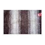 Ταπέτο Εσωτερικού Χώρου Velvet 70x135cm Με Γυαλιστερή Κλωστή Καφέ