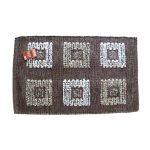 Ταπέτο Βαμβακερό Εσωτερικού Χώρου Λυδία 70x135cm Καφέ