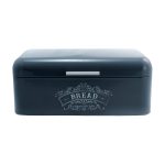 Ψωμιέρα Μεταλλική Ορθογώνια Retro Γκρι