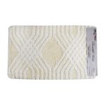 Πατάκι Μπάνιου Βαμβακερό Isabella 40x65cm Εκρού