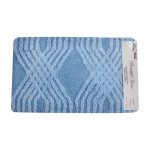 Πατάκι Μπάνιου Βαμβακερό Isabella 40x65cm Μπλε