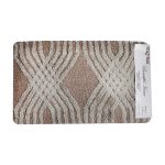 Πατάκι Μπάνιου Βαμβακερό Isabella 40x65cm Καφέ