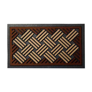 Ταπέτο Forma σχέδιο Πλεκτό Καφέ 40x70 cm