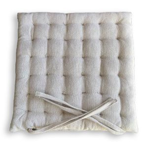 Μαξιλάρι Καρέκλας Μονόχρωμο 40x40cm Μπεζ ΜΑ029