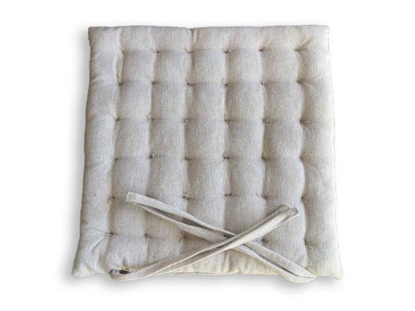 Μαξιλάρι Καρέκλας Μονόχρωμο 40x40cm Μπεζ ΜΑ029 - Image 1