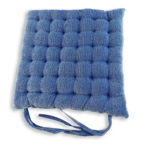 Μαξιλάρι Καρέκλας Μονόχρωμο 40x40cm Μπλε ΜΑ029