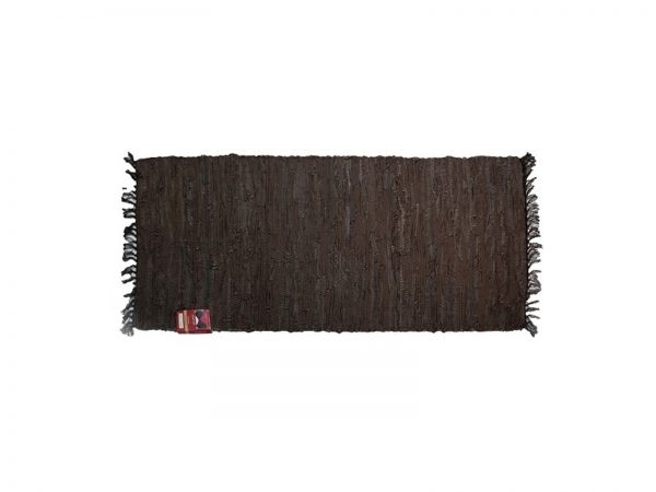 40001 - 3 - 40 dark brown 1600x1200 Χαλάκι Δερμάτινο 65x190cm Καφέ Σκούρο - Image 1