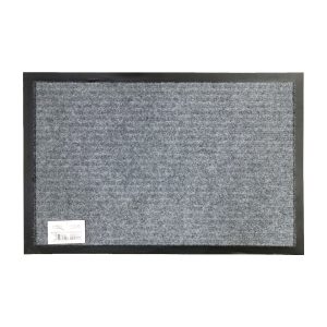 Ποδόμακτρο Μοκέτα Λάστιχο 40x60cm Γκρι