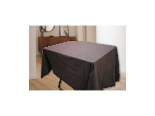 Τραπεζομάντηλο Βαμβακερό 140x180cm Καφέ - Image 1