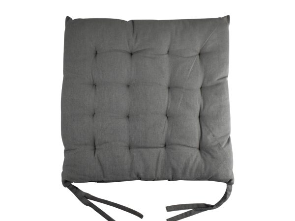 ΜΑ039 MA039 grey 1600X1200 Μαξιλάρι Καρέκλας Βαμβακερό 40x40x4 cm Γκρι ΜΑ039 - Image 1