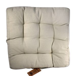 Μαξιλάρι 45×45x8 cm Στρώμα Βαμβακερό με γέμιση πολυεστέρα Μπεζ