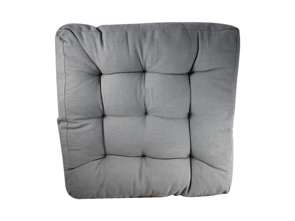 ΜΑ040 MA040 GREY 1600X1200 Μαξιλάρι 45×45x8 cm Στρώμα Βαμβακερό με γέμιση πολυεστέρα Γκρι - Image 1