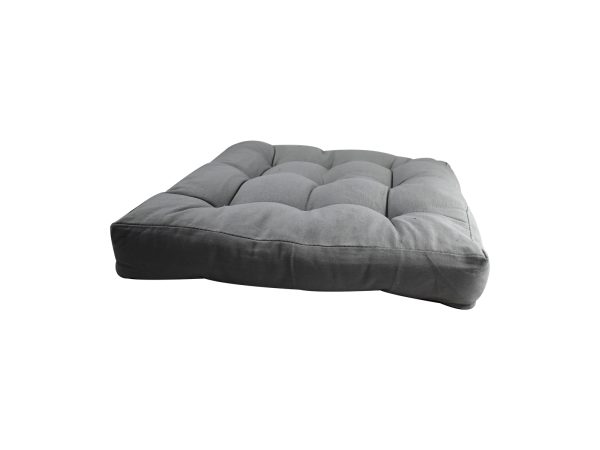 ΜΑ040 MA040 GREY 2 1600X1200 Μαξιλάρι 45×45x8 cm Στρώμα Βαμβακερό με γέμιση πολυεστέρα Γκρι - Image 2