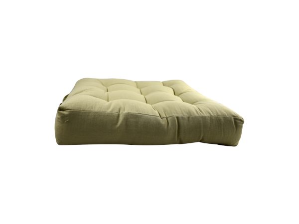 ΜΑ040 MA040 OLIVE GREEN 2 1600X1200 Μαξιλάρι 45×45x8 cm Στρώμα Βαμβακερό με γέμιση πολυεστέρα Λαδί - Image 2