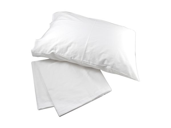 Μαξιλαροθήκη Ξενοδοχείου 50x70 cm Λευκό Πώληση ανά τεμάχιο - Image 1