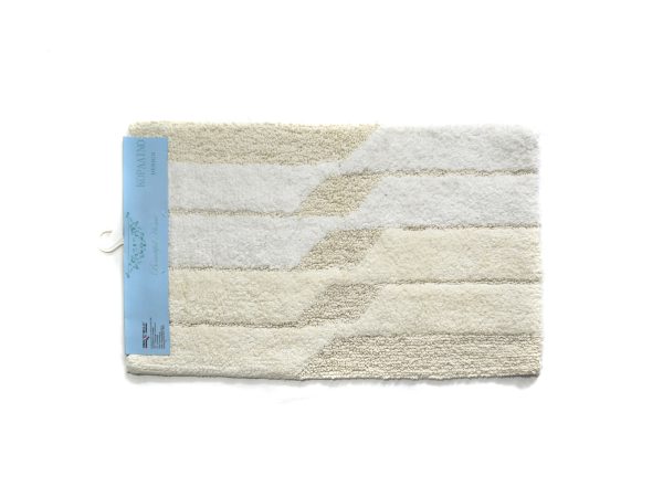 Πατάκι Μπάνιου Βαμβακερό Κοραλίνο 50x80cm Μπεζ - Image 1